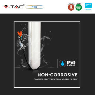 V-Tac Pro VT-160 Tubo LED Plafoniera 60W Lampadina Chip Samsung