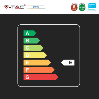 V-Tac Pro VT-160 Tubo LED Plafoniera 60W Lampadina Chip Samsung