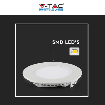 V-Tac VT-2207 Pannello LED Rotondo 22W SMD da Incasso con