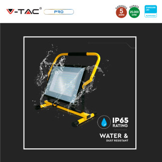 V-Tac VT-109 Faro LED Floodlight 100W Portatile SMD IP65 Chip