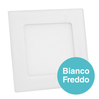 V-Tac VT-607 Pannello LED Quadrato 6W SMD da Incasso con Driver