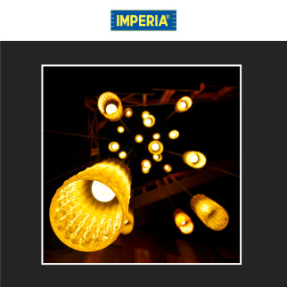 Imperia Lampadina LED E27 12W Bulb A60 MiniGlobo SMD Ceramic