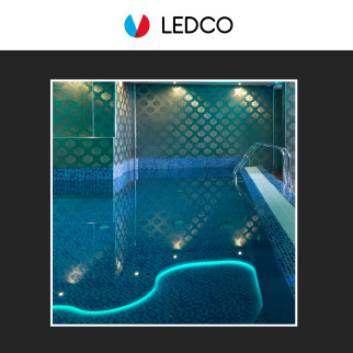 LEDCO Striscia LED Flessibile 95W SMD RGB+W 60 LED/metro 24V CRI≥90 IP68 - Bobina da 5 metri - mod.