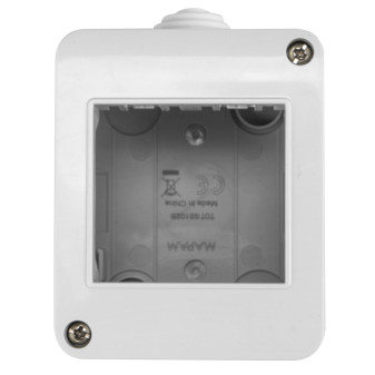 MAPAM Box GEM 2P - mod. S6102B - Compatibile con Vimar PLANA