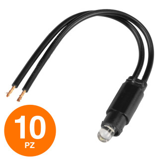 MAPAM Lampadina LED Per Interruttore 220V - Confezione 10pz - mod. BLU