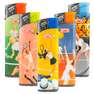 Ciao Accendini Elettronici Large Fantasia Grand Slam - Serie da 5 Accendini