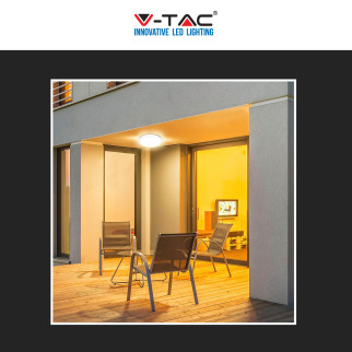 V-Tac VT-8630 Plafoniera LED Rotonda 30W SMD IP44 Colore Bianco