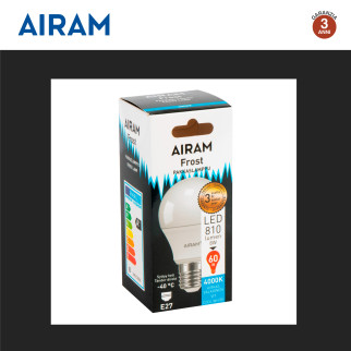 Bot Lighting Airam Frost Lampadina LED E27 8W Bulb A60 Goccia SMD per