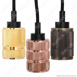 V-TAC VT-7999 Lampadario a Sospensione in Metallo con Portalampada