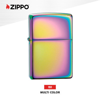 Zippo Accendino a Benzina Ricaricabile ed Antivento Multi Color -