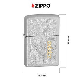 Zippo Accendino a Benzina Ricaricabile ed Antivento con Fantasia