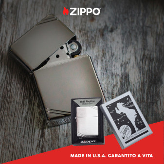 Zippo Accendino a Benzina Ricaricabile ed Antivento 1935 Replica with
