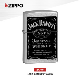 Zippo Accendino a Benzina Ricaricabile ed Antivento con Fantasia Jack