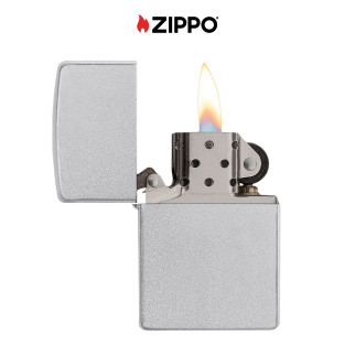 Zippo Accendino a Benzina Ricaricabile ed Antivento Satin Chrome -