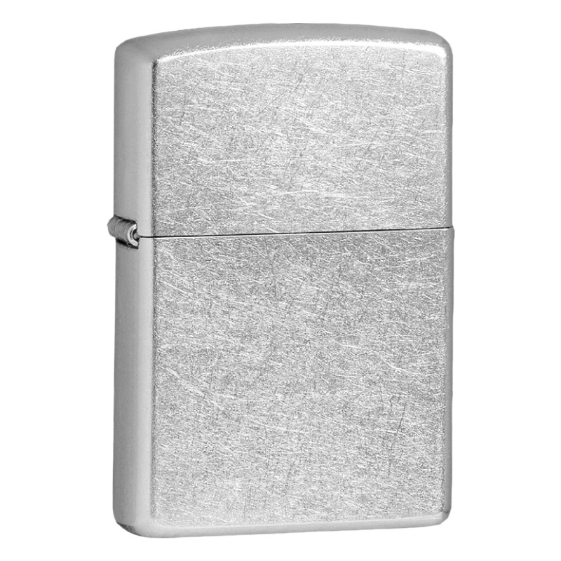 Zippo Accendino a Benzina Ricaricabile ed Antivento Street Chrome -