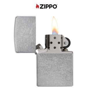 Zippo Accendino a Benzina Ricaricabile ed Antivento Street Chrome -