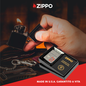 Zippo Accendino a Benzina Ricaricabile ed Antivento 1935 Replica con Fantasia 2022 Founder's Day