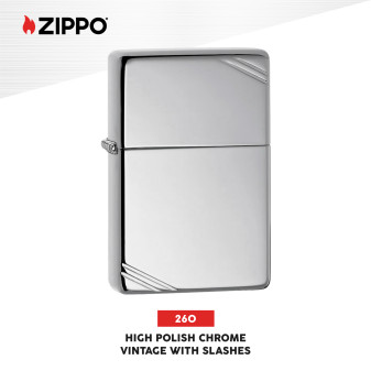 Zippo Accendino a Benzina Ricaricabile ed Antivento High Polish