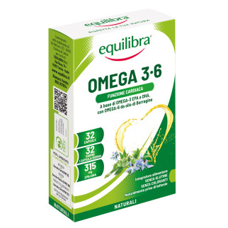 Equilibra Benessere Cardiovascolare Integratore Omega 3 e Omega 6 -