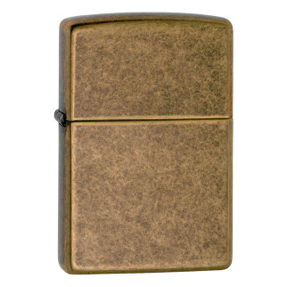 Zippo Accendino a Benzina Ricaricabile ed Antivento Antique Brass -
