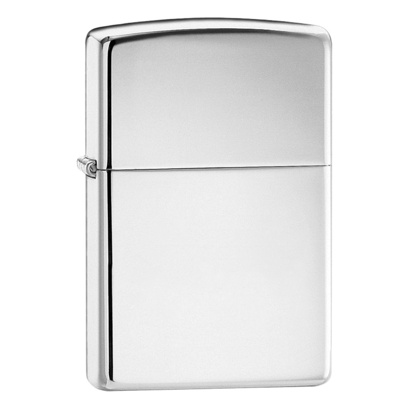 Zippo Accendino a Benzina Ricaricabile ed Antivento High Polish
