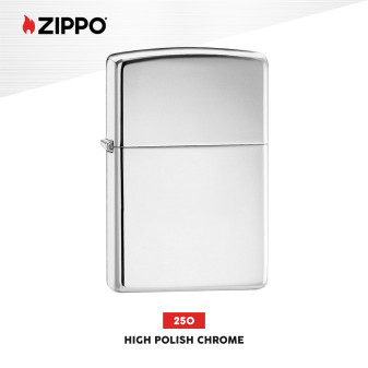 Zippo Accendino a Benzina Ricaricabile ed Antivento High Polish