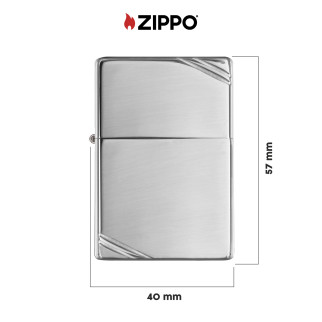 Zippo Accendino a Benzina Ricaricabile ed Antivento High Polish