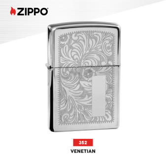 Zippo Accendino a Benzina Ricaricabile ed Antivento con Fantasia