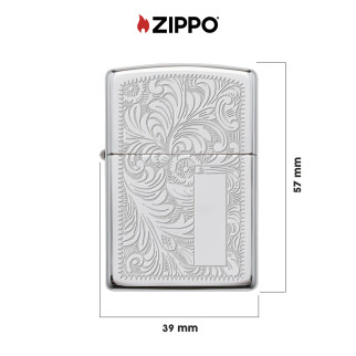 Zippo Accendino a Benzina Ricaricabile ed Antivento con Fantasia
