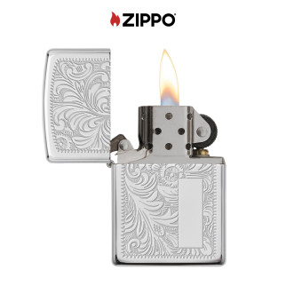 Zippo Accendino a Benzina Ricaricabile ed Antivento con Fantasia