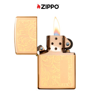 Zippo Accendino a Benzina Ricaricabile ed Antivento Venetian - mod.