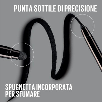 Maybelline New York Tattoo Liner Smokey Matita Occhi in Gel Waterproof a Lunga Tenuta Colore Black