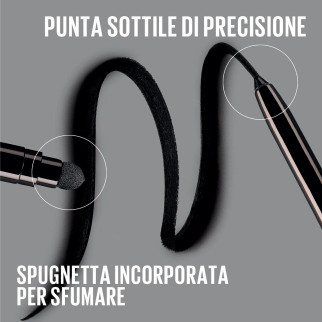 Maybelline New York Tattoo Liner Smokey Matita Occhi in Gel Waterproof a Lunga Tenuta Colore Black