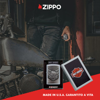Zippo Accendino Ricaricabile ed Antivento con Fantasia