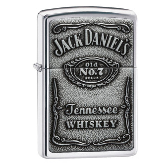 Zippo Accendino a Benzina Ricaricabile ed Antivento con Fantasia Jack