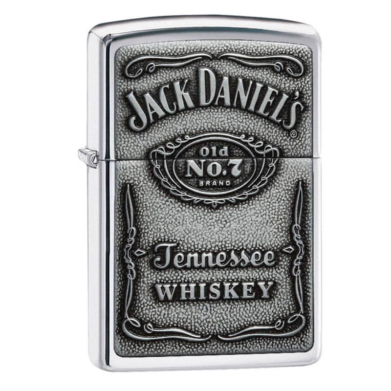 Zippo Accendino a Benzina Ricaricabile ed Antivento con Fantasia Jack