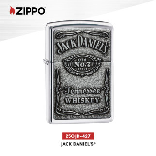 Zippo Accendino a Benzina Ricaricabile ed Antivento con Fantasia Jack