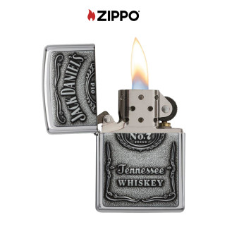 Zippo Accendino a Benzina Ricaricabile ed Antivento con Fantasia Jack