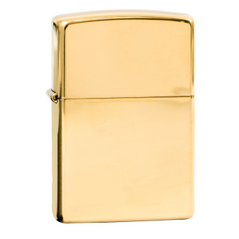Zippo Accendino a Benzina Ricaricabile ed Antivento High Polish Brass