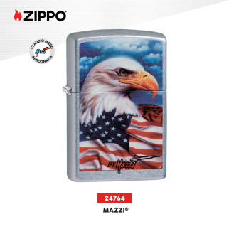 Zippo Accendino a Benzina Ricaricabile ed Antivento con Fantasia