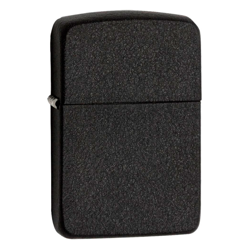 Zippo Accendino a Benzina Ricaricabile ed Antivento Black Crackle