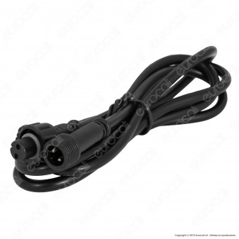 Life Cavo Prolunga Con Connettore 2 Pin IP65 - mod. 39.9PL0200EC1
