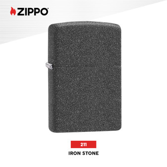 Zippo Accendino a Benzina Ricaricabile ed Antivento Iron Stone - mod.