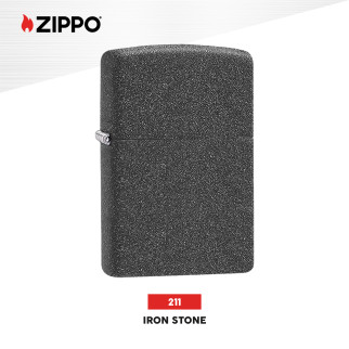 Zippo Accendino a Benzina Ricaricabile ed Antivento Iron Stone - mod.
