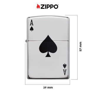 Zippo Accendino a Benzina Ricaricabile ed Antivento con Fantasia