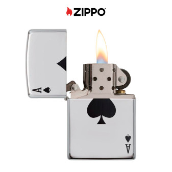 Zippo Accendino a Benzina Ricaricabile ed Antivento con Fantasia