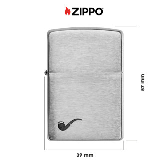 Zippo Accendino a Benzina Ricaricabile ed Antivento per Pipa con