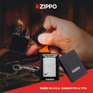 Zippo Accendino a Benzina Ricaricabile ed Antivento per Pipa con