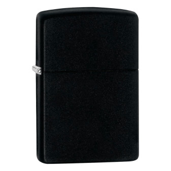 Zippo Accendino a Benzina Ricaricabile ed Antivento Black Matte -