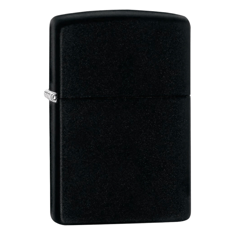 Zippo Accendino a Benzina Ricaricabile ed Antivento Black Matte -